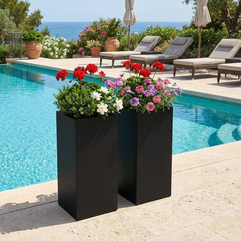 Metal Planters for Outdoor Plants