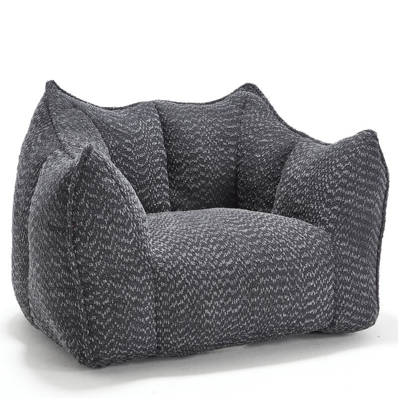 Sofa Chairs with Highly Resilient Foam for Living Rooms and Bedrooms, Comfortable Square Sofas, Bean Bag Chairs for Adults