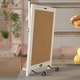 preview thumbnail 84 of 99, Freestanding Tabletop or Wall Mount Magnetic Chalkboard