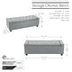 preview thumbnail 22 of 21, Porthos Home Iara Fabric Upholstered Flip Top Storage Ottoman Bench