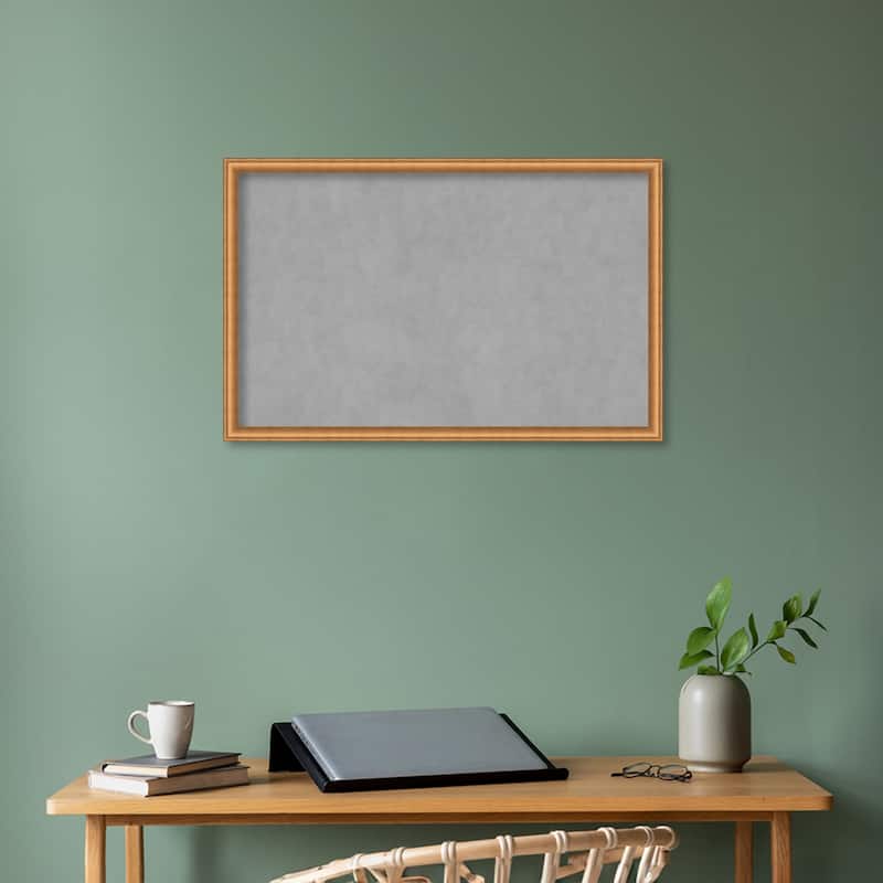 Amanti Art Salon Scoop Copper Framed Magnetic Board