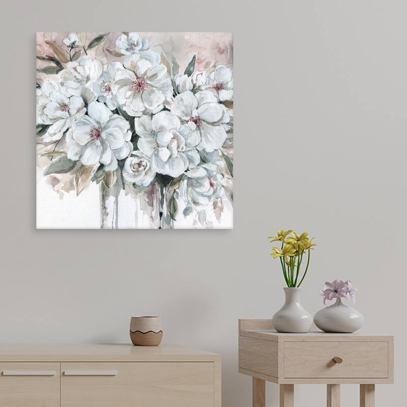 Blushing Bouquet by Carol Robinson Canvas Art Print