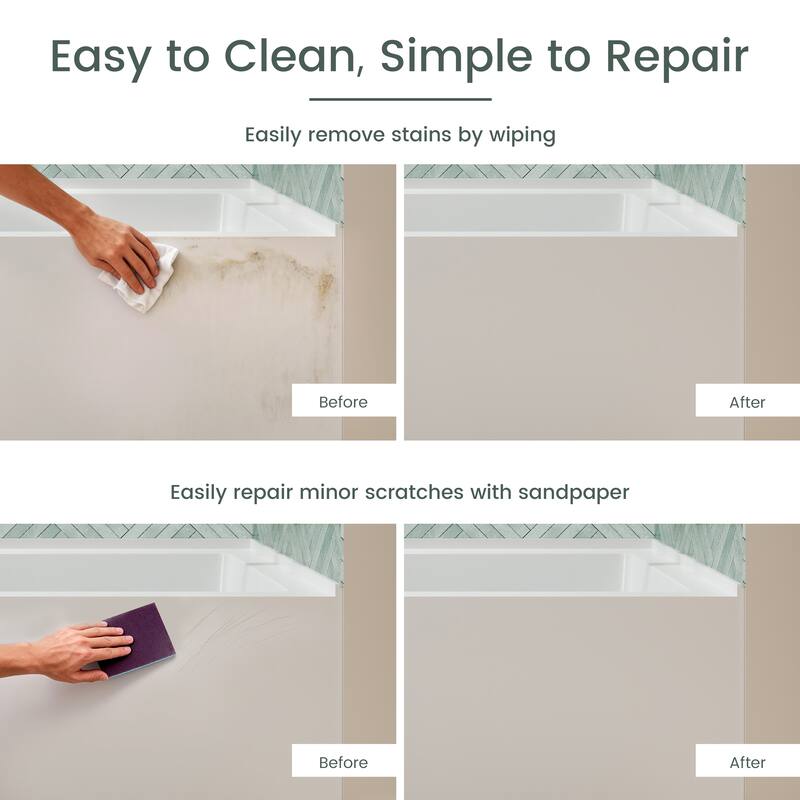 60 in. x 32 in. Acrylic Alcove Deep Soaking Bathtub with Right Drain in Matte White, Includes Chrome Cover & Metal Drain