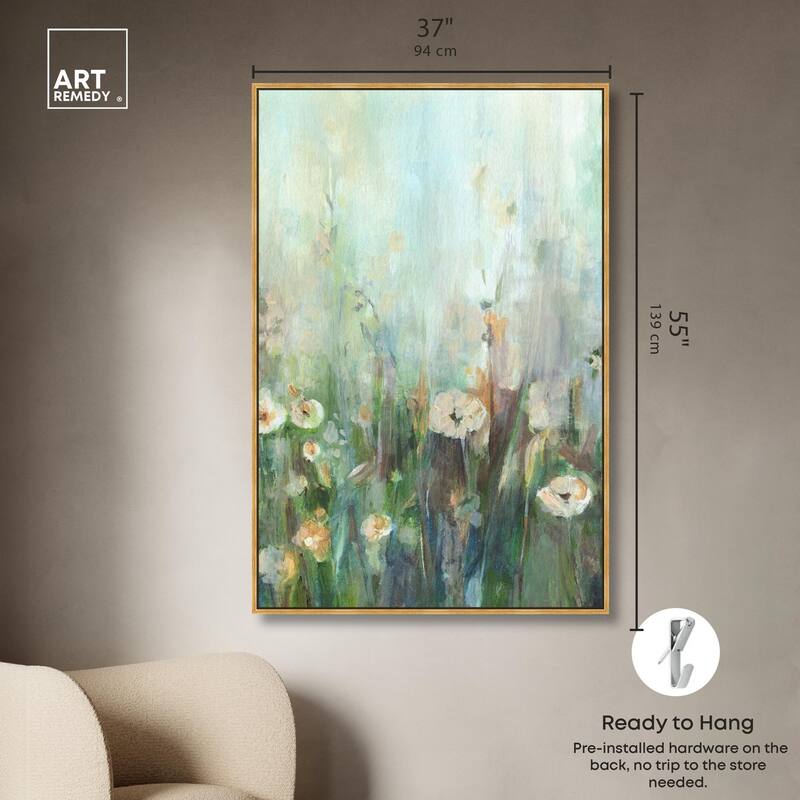 Harmony Green II Canvas by Art Remedy