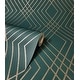 preview thumbnail 2 of 5, Fine Decor Shard Evergreen Trellis Wallpaper
