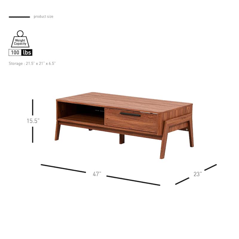 NPD Furniture Heaton Coffee Table with Storage