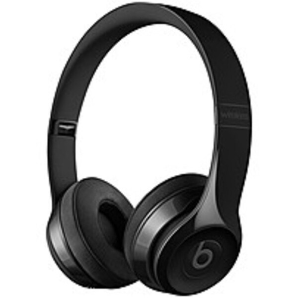 Beats by Dr. Dre Solo3 Wireless On-Ear Headphones - Gloss Black - (Refurbished)