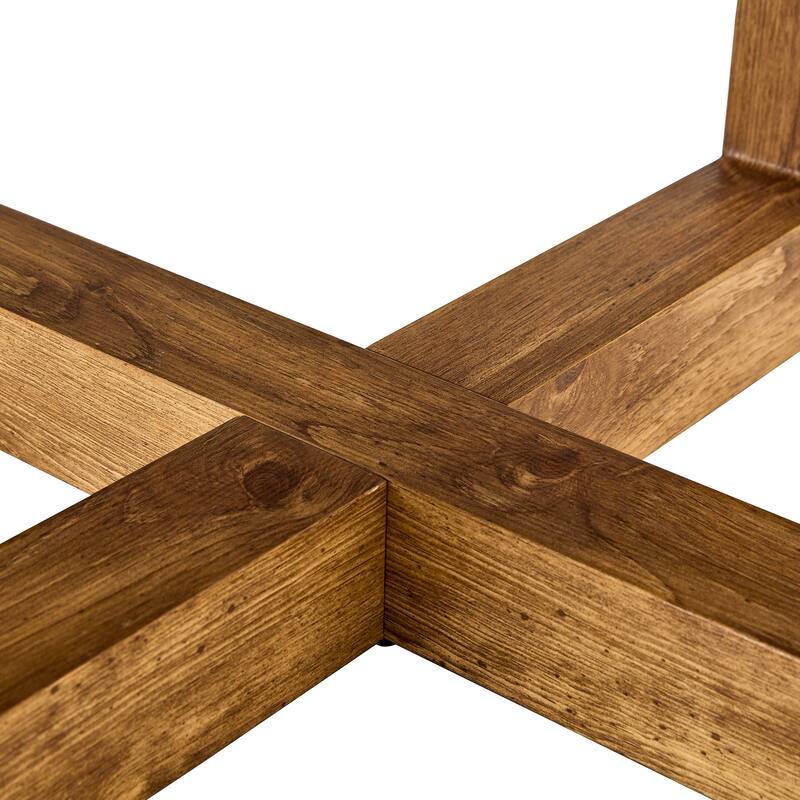 Modern And Practical Circular Dining Table. Made Of Mdf Tabletop And Wooden Mdf Table Legs