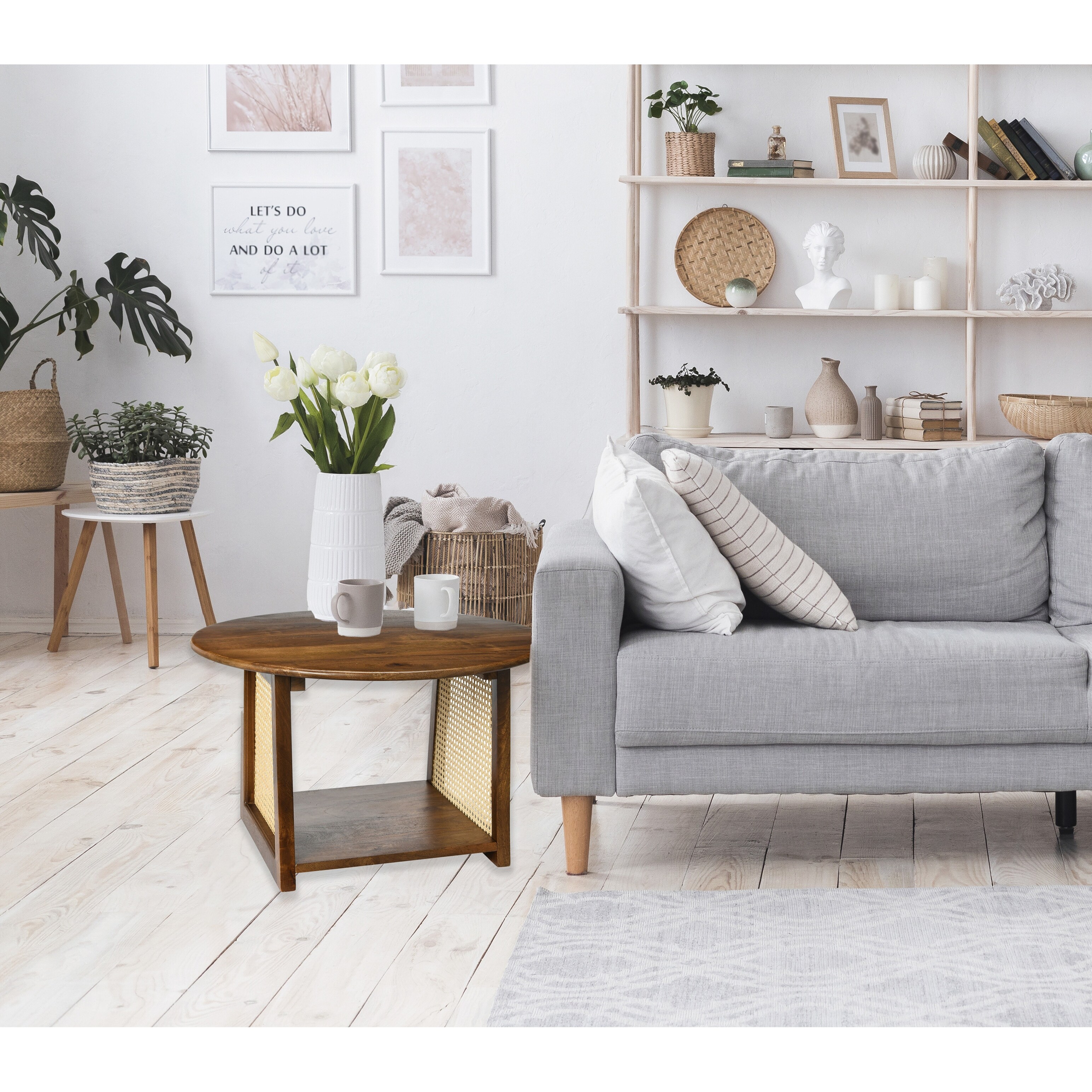 Side Table Coffee Table Sue Sofa Table anstelltisch Coffee Table Mango Wood 