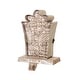preview thumbnail 30 of 44, Glitzhome 7.5" H Christmas Silver LED Tree Star Gift Box Heavy Duty Stocking Holders Mantel Ornament