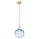 Option Brushed Brass / Sapphire Blue