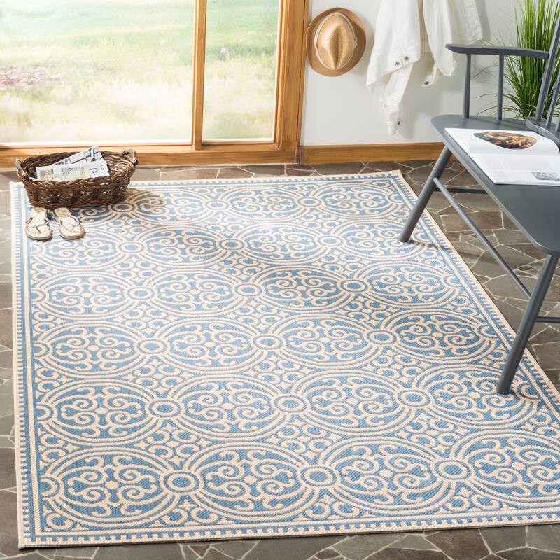 SAFAVIEH Linden Myriame Indoor/ Outdoor Waterproof Patio Backyard Rug