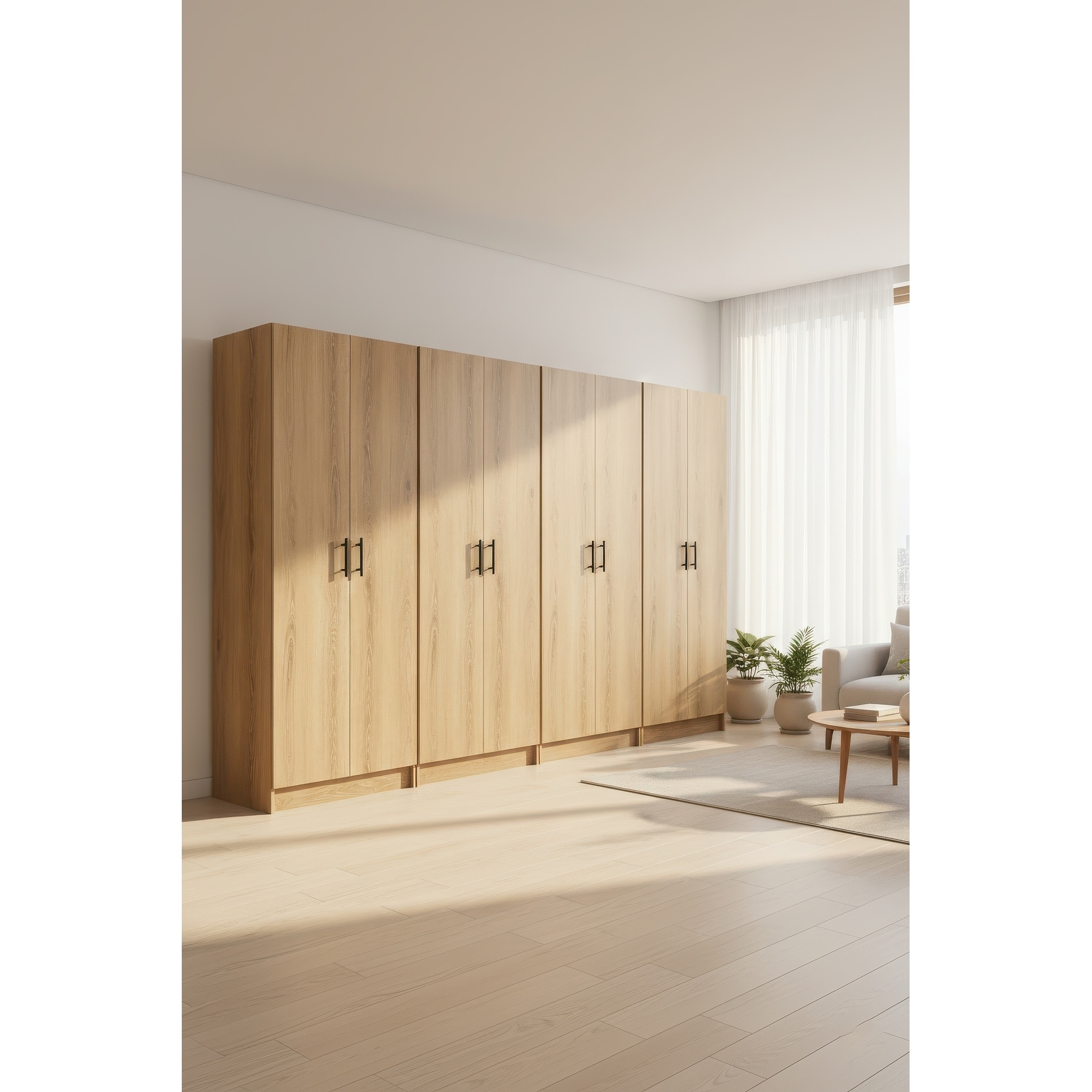 Modex Multi-Purpose Utility Storage Cabinet (4-Piece Set)