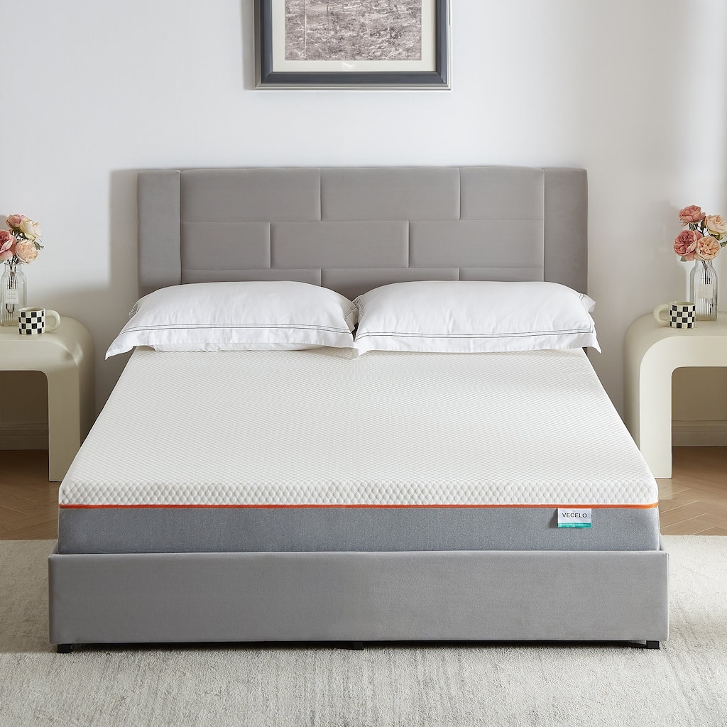 7.8 Inch Memory Foam Mattress for Cool Night & Pressure Relief, Medium Firm Feel