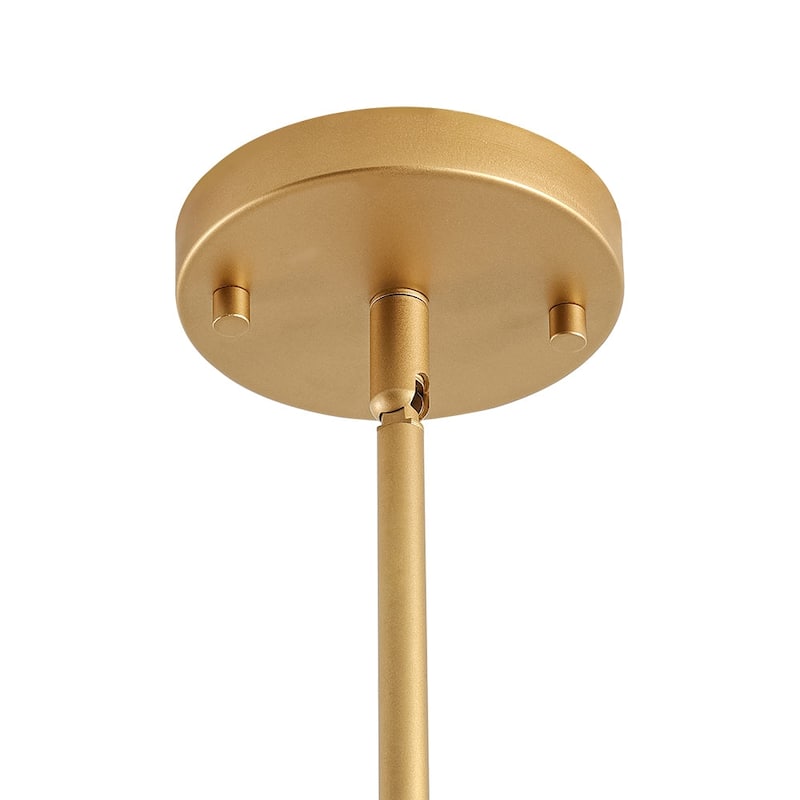 Designer 4-Light White Glass Disc Sphere Sputnik Chandelier 20in