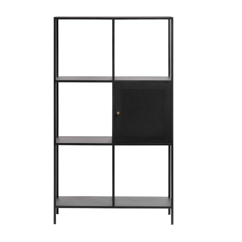Rye Studio Malina Modern Metal Storage Display Bookcase
