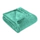 preview thumbnail 27 of 69, Superior Classic Solid Fleece Blanket Plush Medium Weight Full/Queen - Turquoise