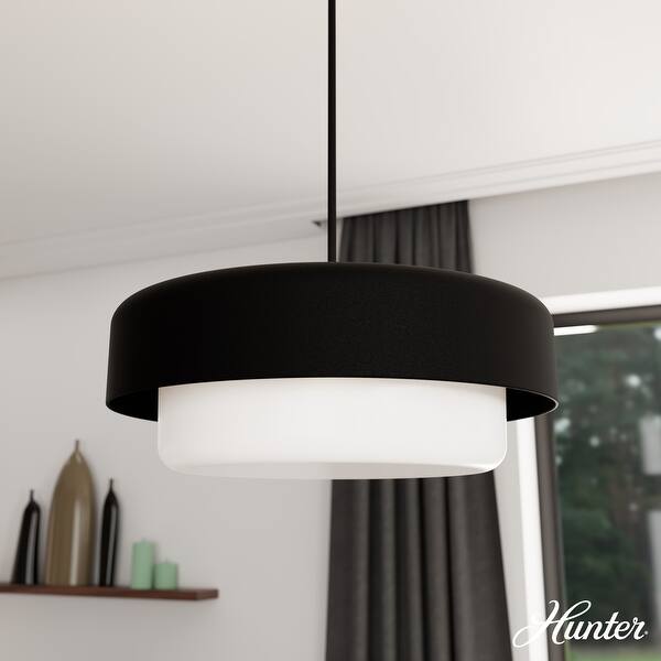 slide 2 of 9, Hunter Station Modern Minimalist Pendant - Mid-Century, Retro, Transitional 24" 4 Light - Natural Iron