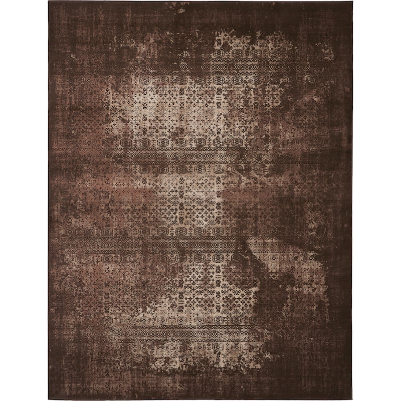 Nourison Karma Over-Dyed Distressed Vintage Abstract Area Rug