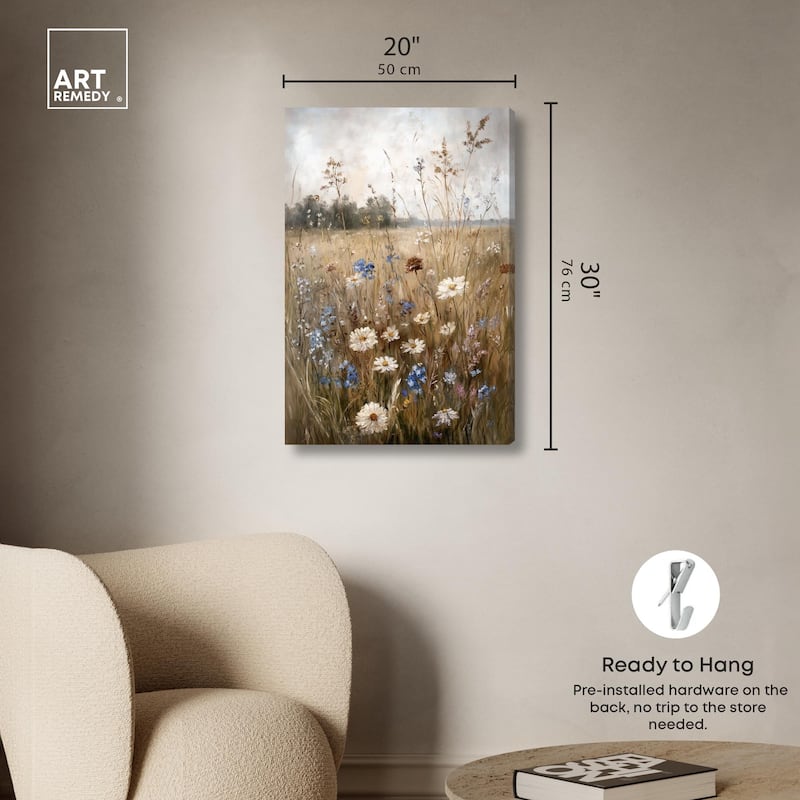 Field of Forgotten Dreams III Canvas by Art Remedy, Gallery Wrapped