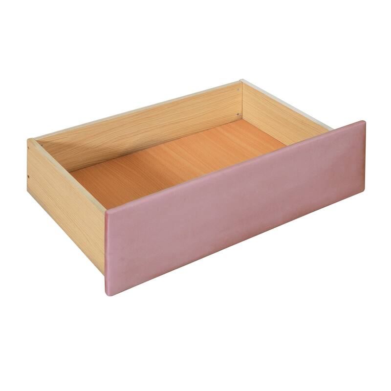 Upholstered daybed with Cloud-Shaped Backrest
