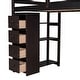 preview thumbnail 13 of 55, Twin size Loft Bed with Desk, Storage Drawers and Stairs