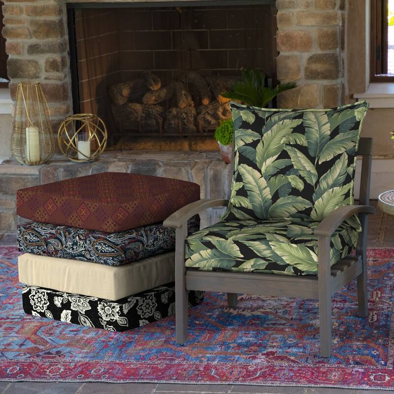 ARDEN Onyx Cebu Outdoor Deep Seat Set - 24 W x 24 D in.