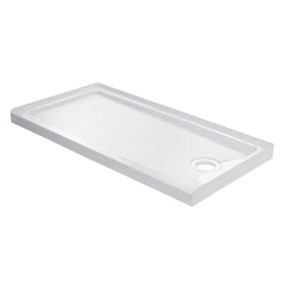 Miseno 59-7/8" x 30" Shower Base with Single Threshold and Right Drain