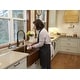 preview thumbnail 8 of 12, Adams Copper 36" Single Bowl Farmhouse Apron Front Undermount Kitchen Sink