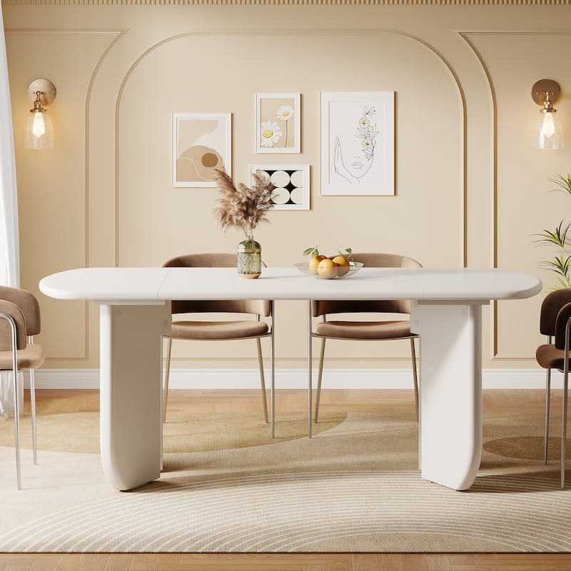 White Dining Table - White