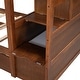 preview thumbnail 12 of 13, Multifunctional Design Bunk Bed with Twin size Trundle, Maximized Storage Space, Twin over Twin, Walnut