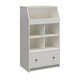 preview thumbnail 12 of 22, Ameriwood Home Cantell 1 Drawer Storage Tower White