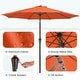 preview thumbnail 66 of 76, 9-ft Patio Market Umbrella with Tilting Pole, Waterproof & Breathable Canopy