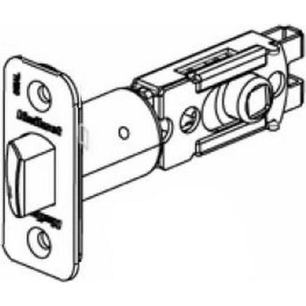 Kwikset Round Corner Spring Latch with Adjustable Backset - Bed Bath ...