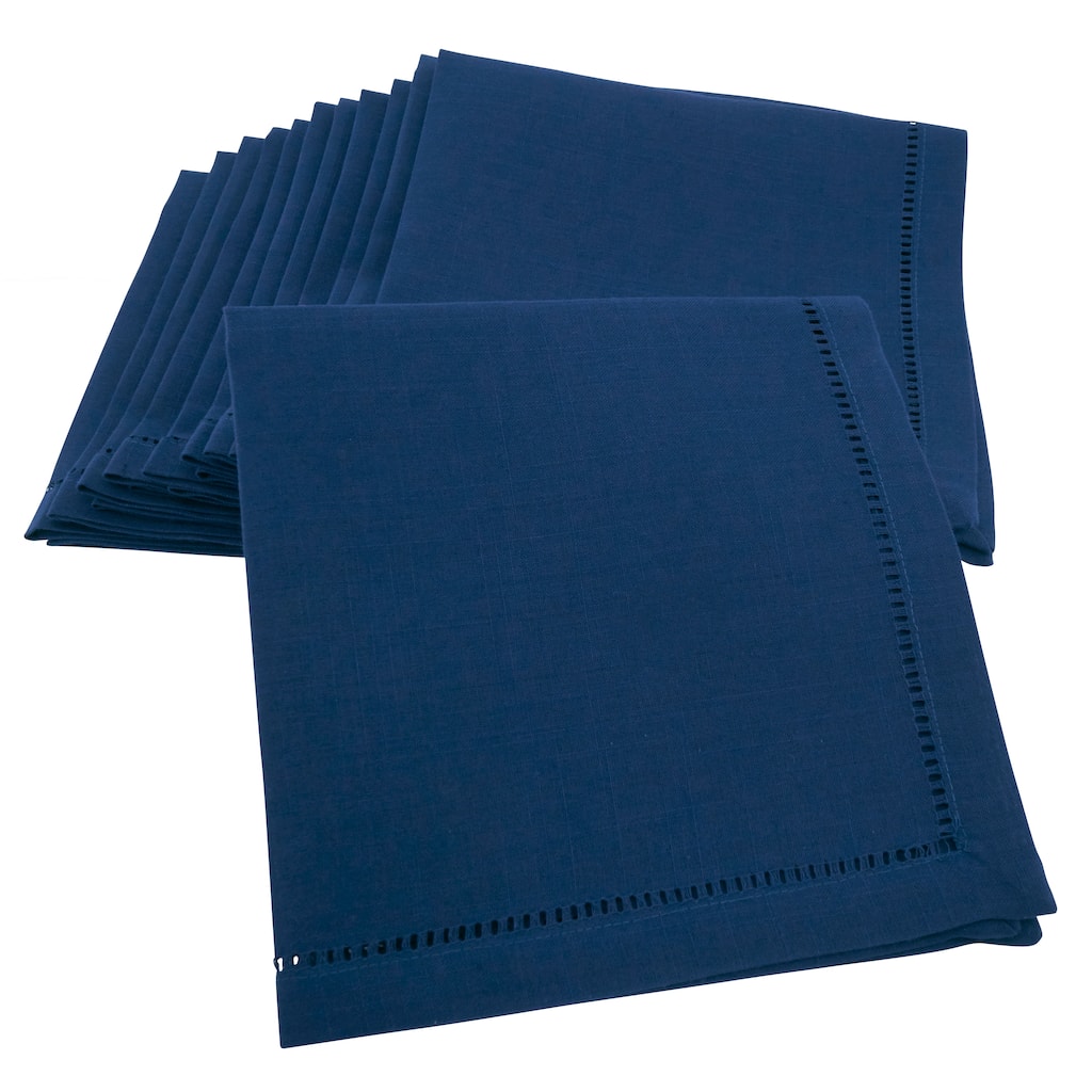 Classic Hemstitch Border Dinner Napkin (Set of 12)