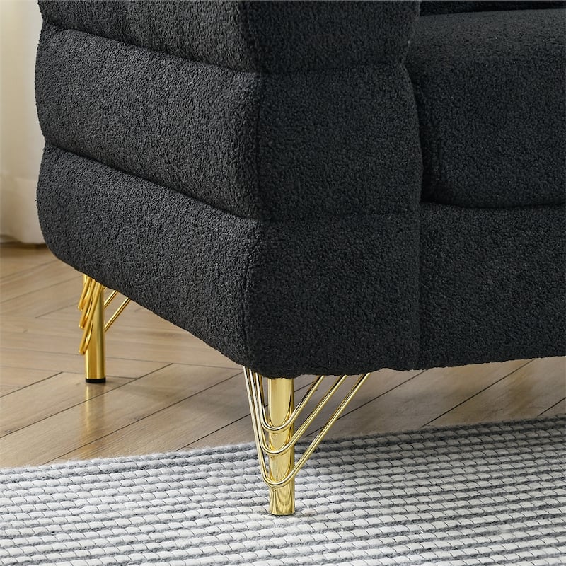 81.5-Inch Oversized Corner L-Shaped Sectional Sofa with 3 Cushions