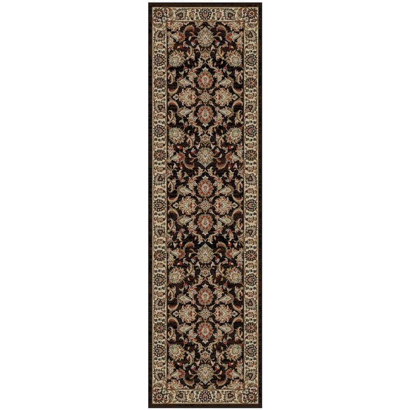 Hometown Ambassador Traditional Area Rug - 2'3"x7'7" - Ebony