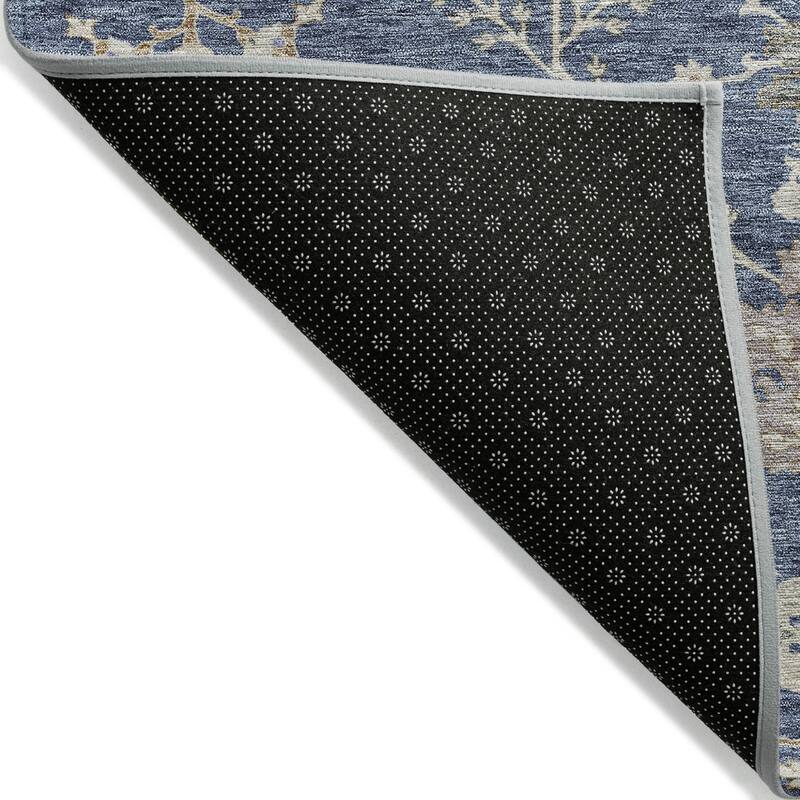 HomeRoots Floral Transitional Rectangle Outdoor Rug