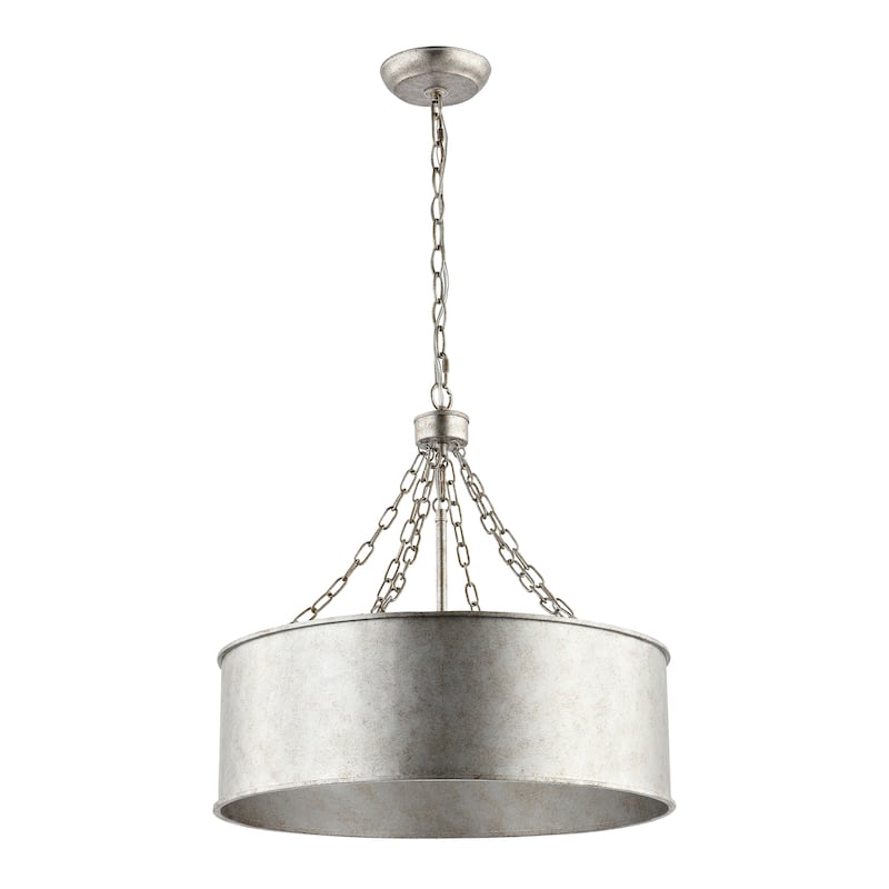 SAFAVIEH Lighting Adison Chandelier - Silver - 19"W x 19"D x 27"H