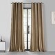 preview thumbnail 17 of 70, Exclusive Fabrics Grommet Blackout Faux Silk Taffeta 108-inch Curtain (1 Panel)
