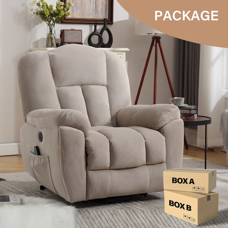 Power Lift Recliner Chair with Heat and Massage