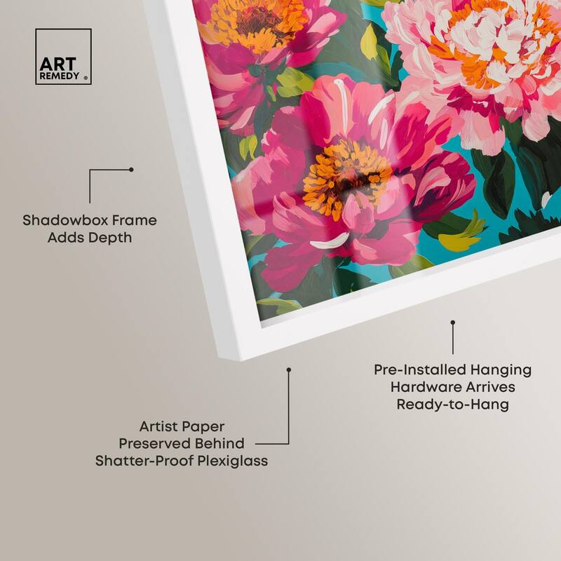 Maximalist Bloom Shadowbox by Art Remedy