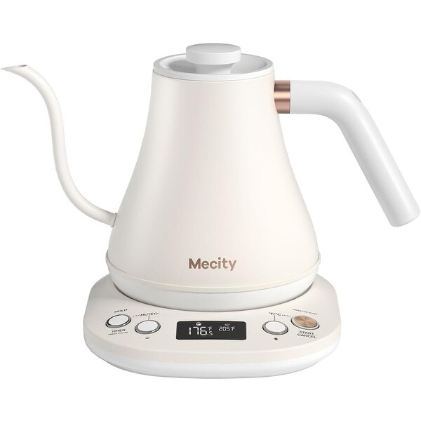 Electric Gooseneck Kettle With LCD Display Automatic Shut Off