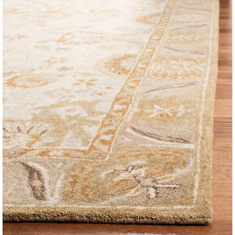 SAFAVIEH Handmade Anatolia Katja Traditional Oriental Hand-spun Wool Rug