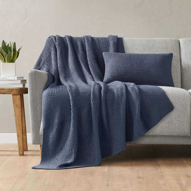 INK+IVY Bree Knit Oblong Pillow Cover