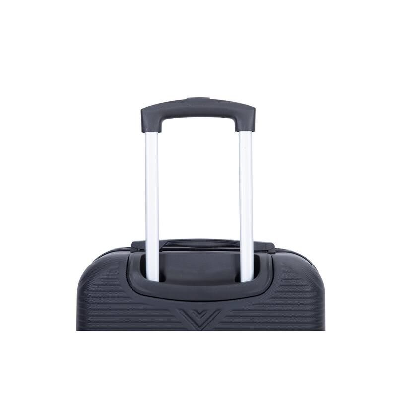 Carry On Luggage Set 4 Piece, High Quality ABS Lightweight Suitcase with Adjustable Pull Rod and Aircraft Wheel, for Women Men