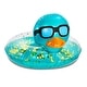 preview thumbnail 1 of 5, POZA Inflatable Duck Pool Float Tube for Kids and Adults - Blue Gold - 36 inches