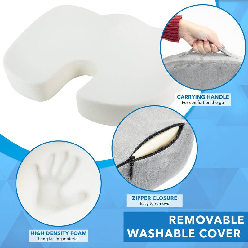 Mount-It! Premium Comfort Seat Cushion Memory Foam