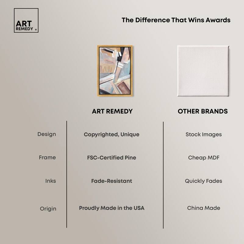 Balancing Lines II Canvas by Art Remedy