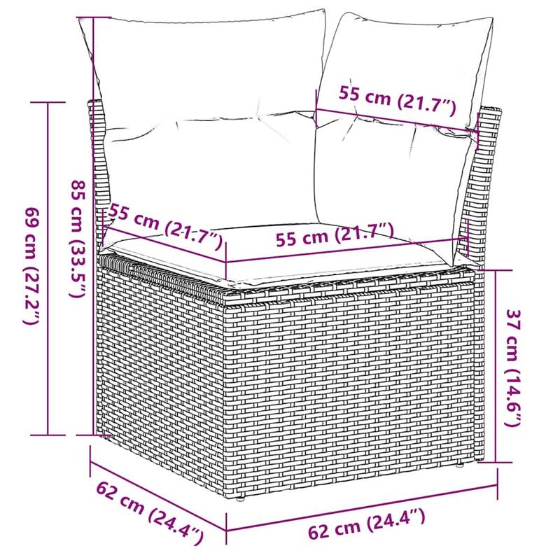 vidaXL Garden Sofa Set
